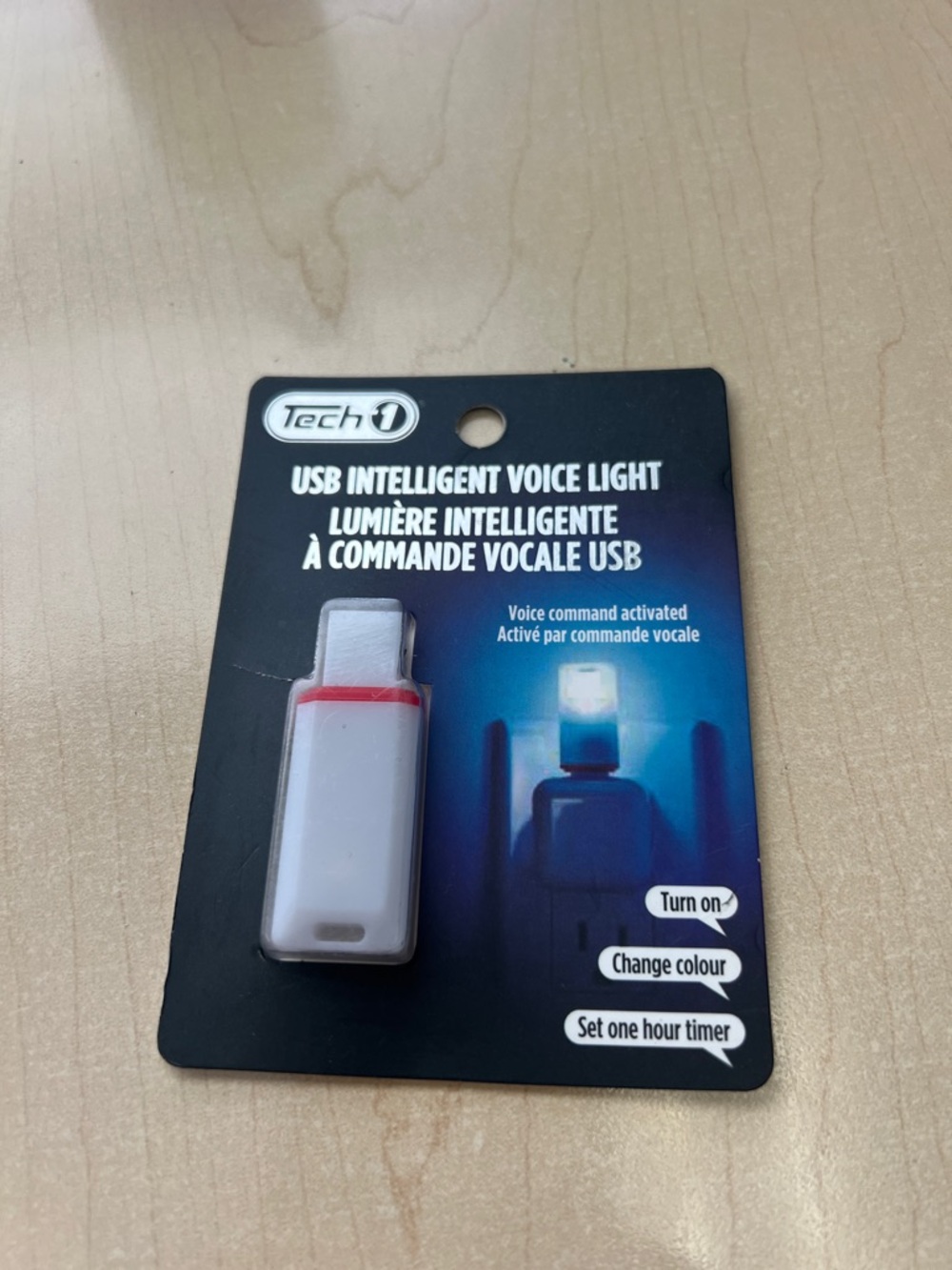 Tech1 USB Intelligent Voice Light - White